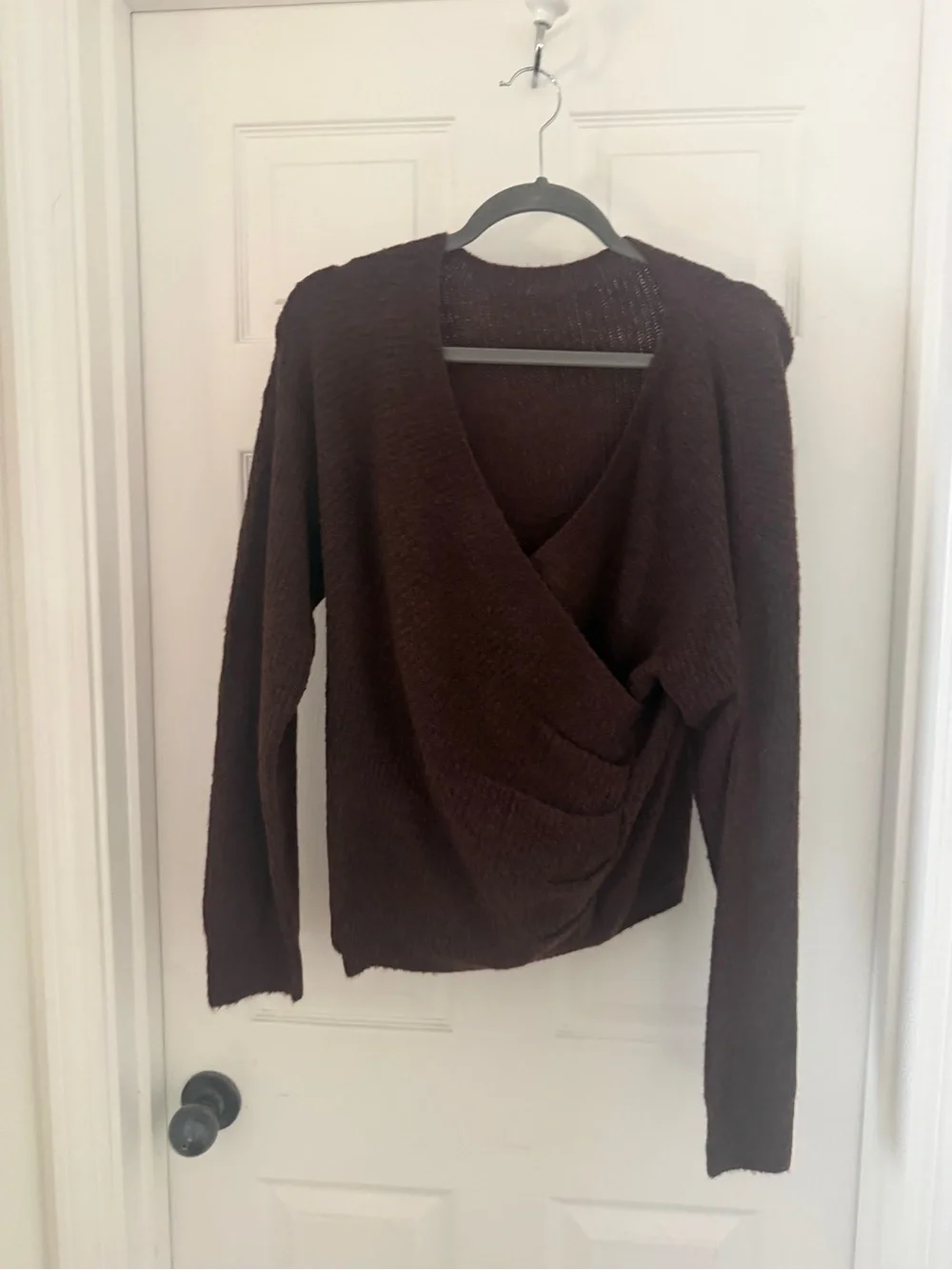 Brown Women's Lightweight Knit Sweater